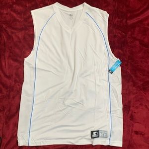 NWT Mens Medium Tank Jersey White